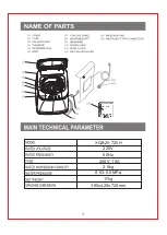 Preview for 2 page of Mini XQB25-725H Instruction Manual