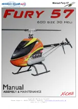 Miniature Aircraft USA Fury 57 X-Cell Manual preview