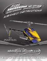 Preview for 1 page of Miniature Aircraft USA X-Cell Whiplash Assembly Instructions Manual