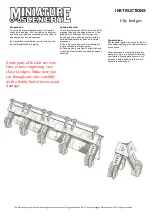 Miniature Scenery City hedges Instructions Manual предпросмотр