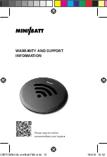 Предварительный просмотр 12 страницы miniBatt Fi80 User Manual