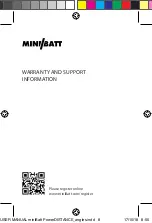 Предварительный просмотр 8 страницы miniBatt PowerDISTANCE Instructions Manual