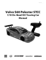 Предварительный просмотр 1 страницы Minicars Volvo S60 Polestar STCC Manual