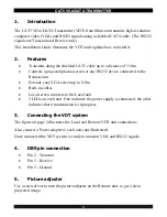 Preview for 2 page of Minicom CAT5 VGA/DATA Transmitter Installation Manual