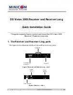 Minicom DS Vision 3000 Quick Installation Manual предпросмотр