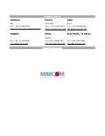 Предварительный просмотр 33 страницы Minicom Minicom Smart 216 User Manual