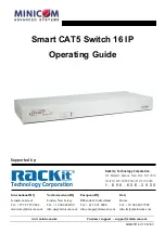 Minicom Smart CAT5 Switch 16 IP Operating Manual предпросмотр