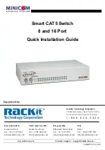 Предварительный просмотр 1 страницы Minicom Smart CAT5 Quick Installation Manual