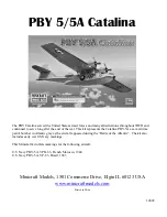 MINICRAFT PBY 5 Catalina Manual preview