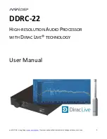 miniDSP DDRC-22 User Manual предпросмотр