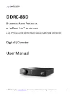 Предварительный просмотр 1 страницы miniDSP DDRC-88D User Manual