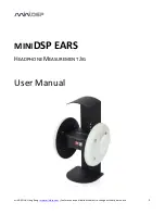 miniDSP EARS User Manual предпросмотр