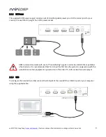 Предварительный просмотр 9 страницы miniDSP NANOAVR 8X8 User Manual