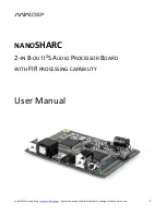 miniDSP NANOSHARC User Manual preview