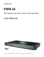 miniDSP PWR-16 User Manual предпросмотр