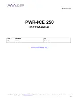 Предварительный просмотр 1 страницы miniDSP PWR-ICE 250 User Manual