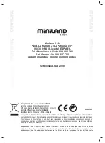 Предварительный просмотр 38 страницы miniland baby 89036 Instruction Manual