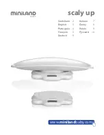 miniland baby scaly up User Manual preview