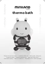 Preview for 1 page of miniland baby thermo bath Instruction Manual