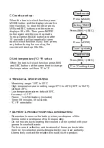 Preview for 9 page of miniland baby thermo bath Instruction Manual