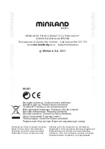 Preview for 40 page of miniland baby thermo bath Instruction Manual