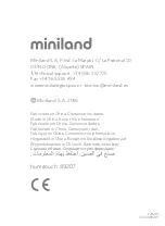 Предварительный просмотр 44 страницы miniland 89207 Manual