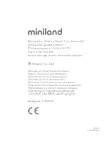 Preview for 64 page of miniland 89391 Manual