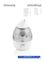 Preview for 1 page of miniland minidrop Manual