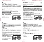 Preview for 1 page of miniland naturRound Series Quick Start Manual