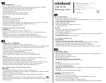 miniland Silky Food Thermos Mini Instructions For Use preview
