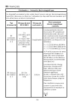 Preview for 70 page of miniland thermoadvanced easy Manual