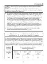 Preview for 71 page of miniland thermoadvanced easy Manual