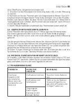 Preview for 79 page of miniland thermoadvanced easy Manual