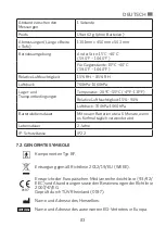 Preview for 83 page of miniland thermoadvanced easy Manual