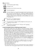 Preview for 84 page of miniland thermoadvanced easy Manual