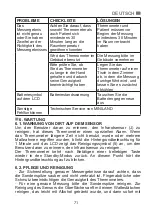 Предварительный просмотр 71 страницы miniland Thermosense Manual