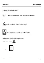 Preview for 3 page of MiniMax FORMULA SP1 Operation And Maintenance