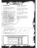 Preview for 11 page of MINIMOTO ATV ELECTRIC POWERED Instruction Manual