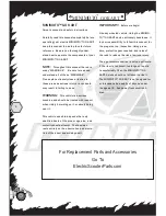 Preview for 2 page of MINIMOTO GO CART Owner'S Manual And Safety Information