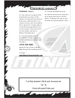 Preview for 4 page of MINIMOTO GO CART Owner'S Manual And Safety Information