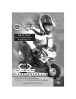 MINIMOTO Sport Racer Instruction Manual preview