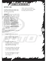 Preview for 13 page of MINIMOTO XRF 500 Instruction Manual