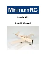 MinimumRC Beech V-35 Install Manual предпросмотр