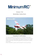 Preview for 1 page of MinimumRC Cessna-152 Assembly Instructions Manual