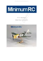 Preview for 1 page of MinimumRC P-51 Mustang Assembly Instruction Manual