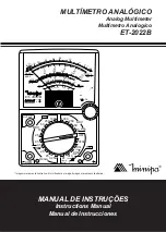 Minipa ET-2022B Instruction Manual preview