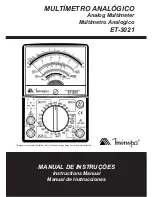 Minipa ET-3021 Instruction Manual preview