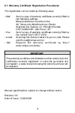 Предварительный просмотр 10 страницы Minipa MWD-14A Instruction Manual