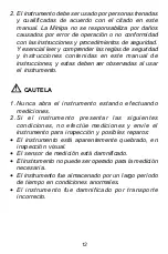 Предварительный просмотр 13 страницы Minipa MWD-14A Instruction Manual