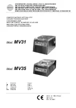 Preview for 1 page of Minipack-Torre MV31 Installation, Operation And Maintenance Manual